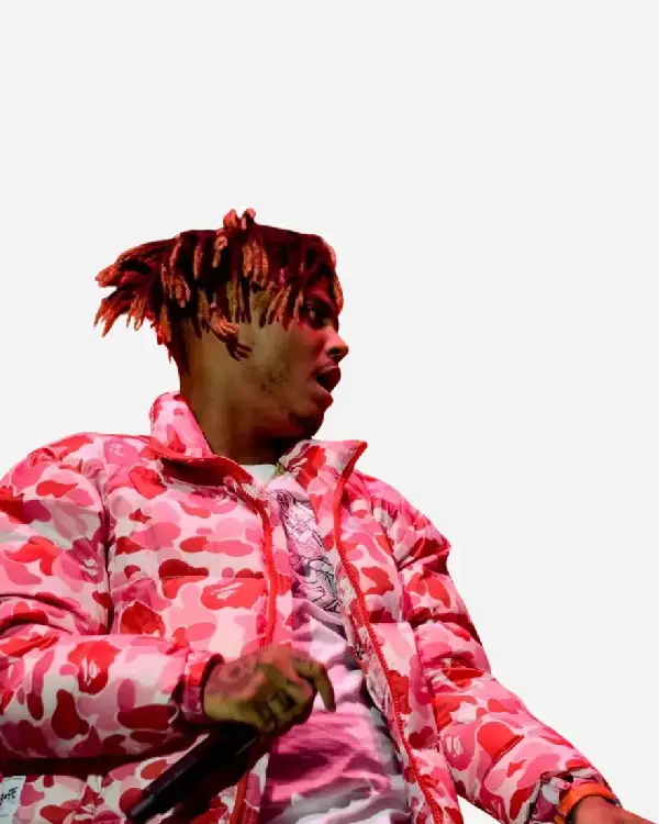Juice Wrld Pink Camo Jacket