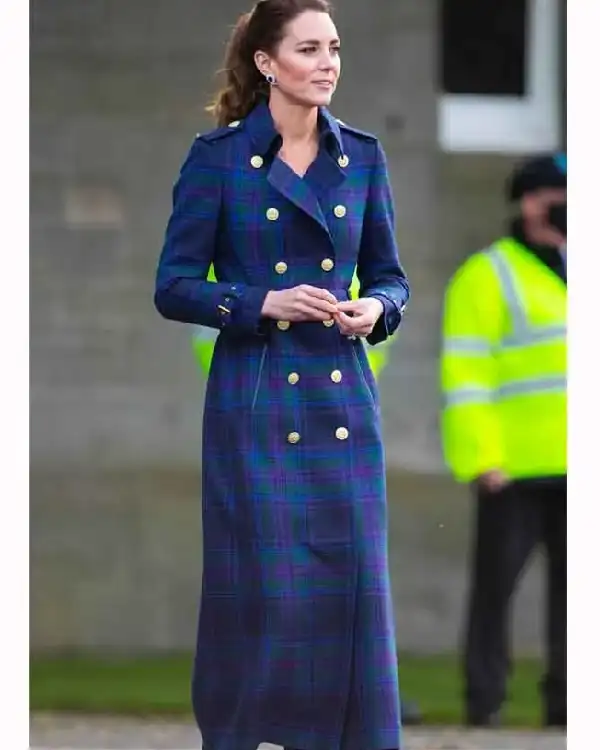 Kate Middleton Tartan Coat