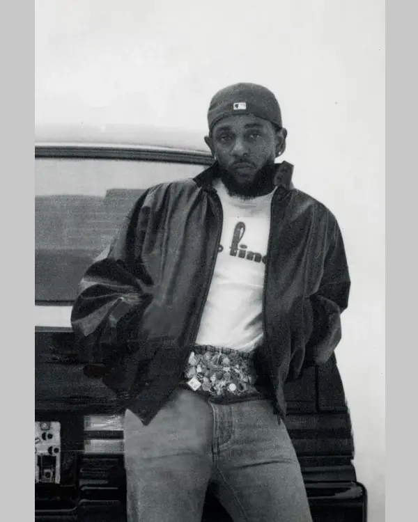Kendrick Lamar GNX Black Leather Jacket
