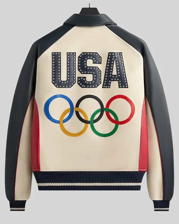Kith x AVIREX Olympic Team USA Leather Bomber Jacket