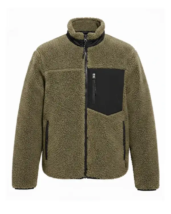 Kitz Charity Race 2026 Sebastian Vettel Sherpa Fleece Olive Jacket