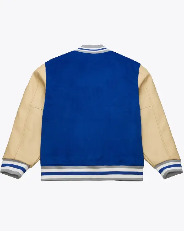LA Dodgers Team Traditions Varsity Wool_Leather Jacket