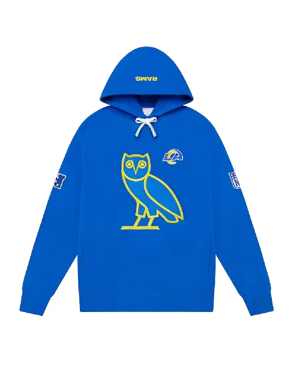 LA Rams OVO Royal Hoodie