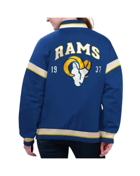 LA Rams Tournament Royal Varsity Jacket For Sale
