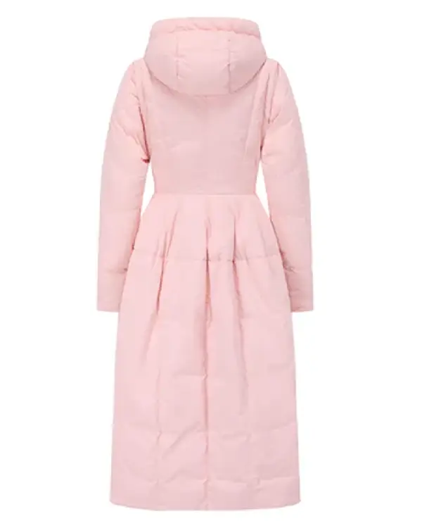 Lace Made Little Mochi Down Pink Coat