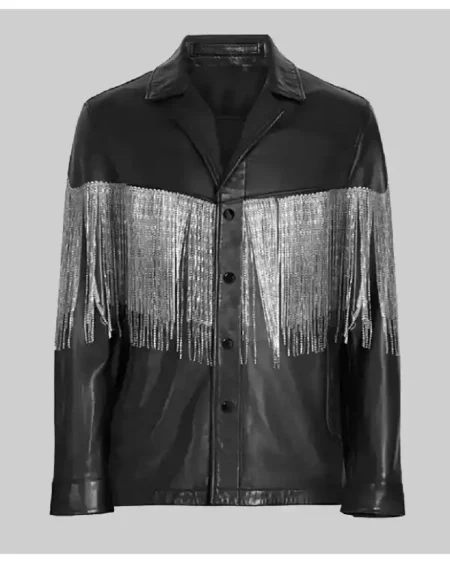 Lady Gaga Black Leather Jacket