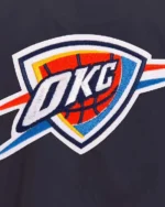 Lightweight Oklahoma City Thunder Nylon Bomber Jacket for sale
