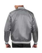 Locker Room LA Rams Gray Satin Jacket For Sale