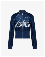 Los Angeles Clippers Women’s Cropped Corset Track Jacket