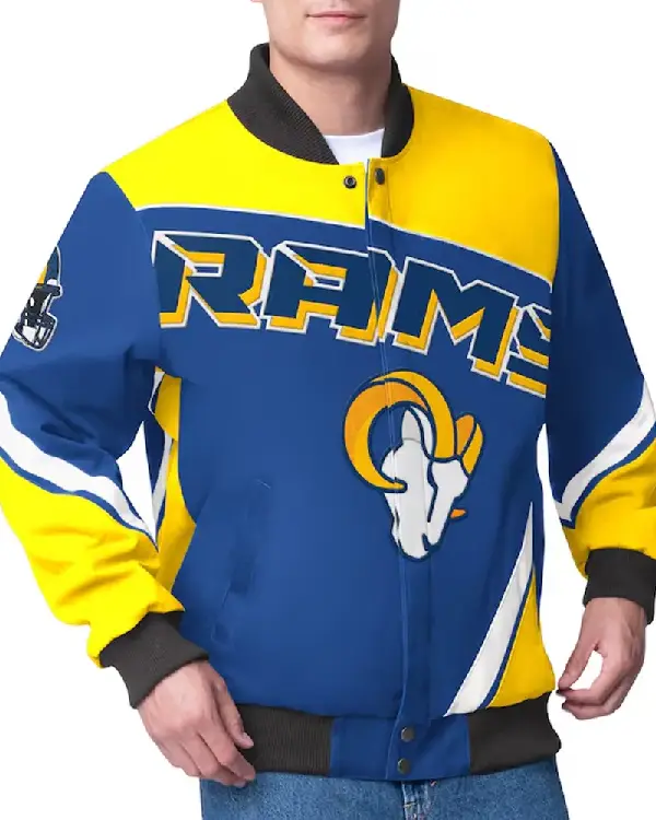 Los Angeles Rams Maximum Racing Royal Jacket