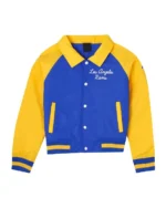 Los Angeles Rams Royal and Yellow Throwback Jacket