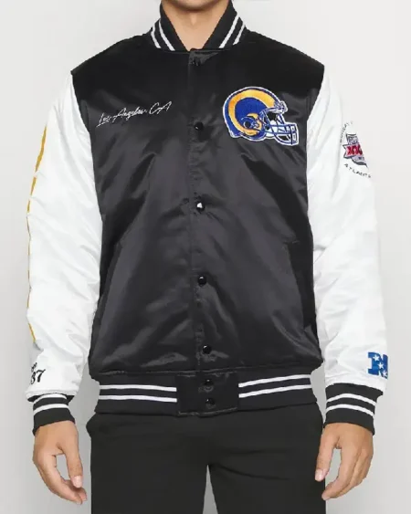 Los Angeles Rams Team Origins Training Satin Jacket