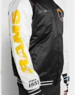 Los Angeles Rams Team Origins Training Satin Jacket For Sale
