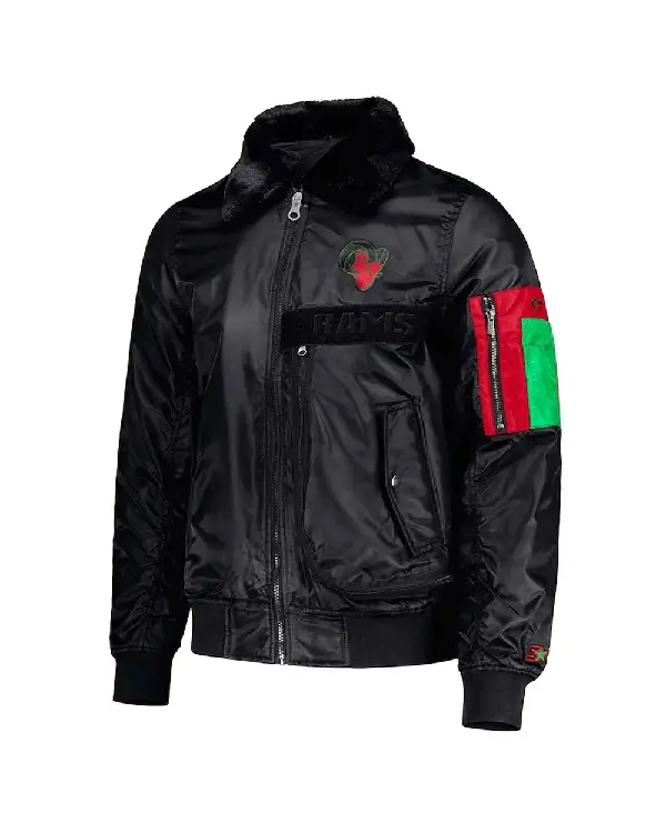 Los Angeles Rams Ty Mopkins Black Jacket