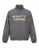 Marty Supreme Grey Track Jacket