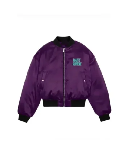 Marty Supreme Timothee Chalamet Bomber Jacket For Sale