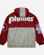 Men’s Mitchell & Ness Philadelphia Phillies Team OG 2.0 Anorak Half-Zip