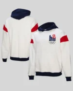Mitchell & Ness White LA28 French Terry Hoodie For Sale