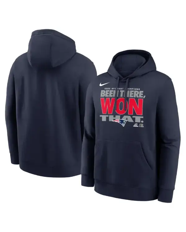 New England Patriots 2025 AFC East Division Champions Hoodie