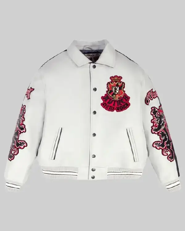 New York 2 Tone Goth Leather Jacket