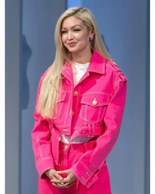 Next In Fashion S02 Gigi Hadid Pink Jacket