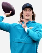 Nike Trevor Lawrence Jacksonville Jaguars Sideline Anorak Blue