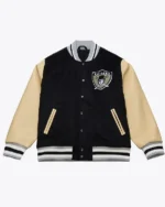 Oakland Raiders Team Traditions Varsity Wool_Leather Jacket