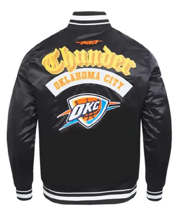 Oklahoma City Thunder Best of Classic Rib Satin Jacket sale