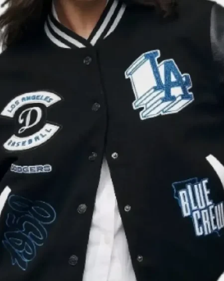 Order Black Dallas Cowboy Blue Crew Varsity Jacket Sale