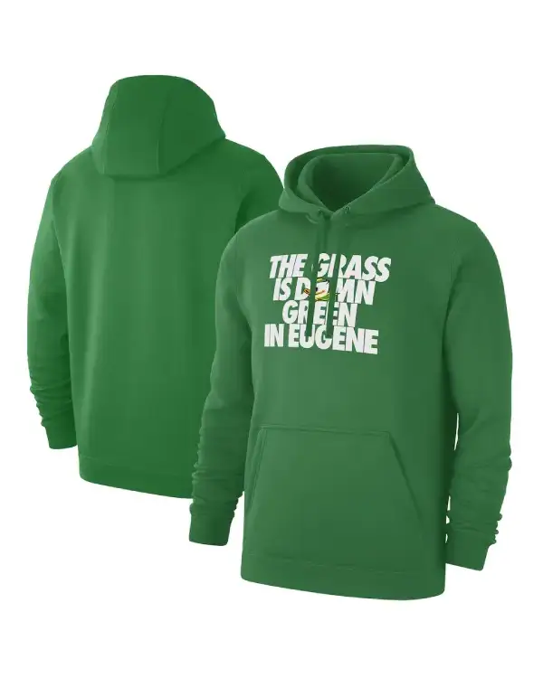 Oregon Ducks Grass Is Green Hoodie