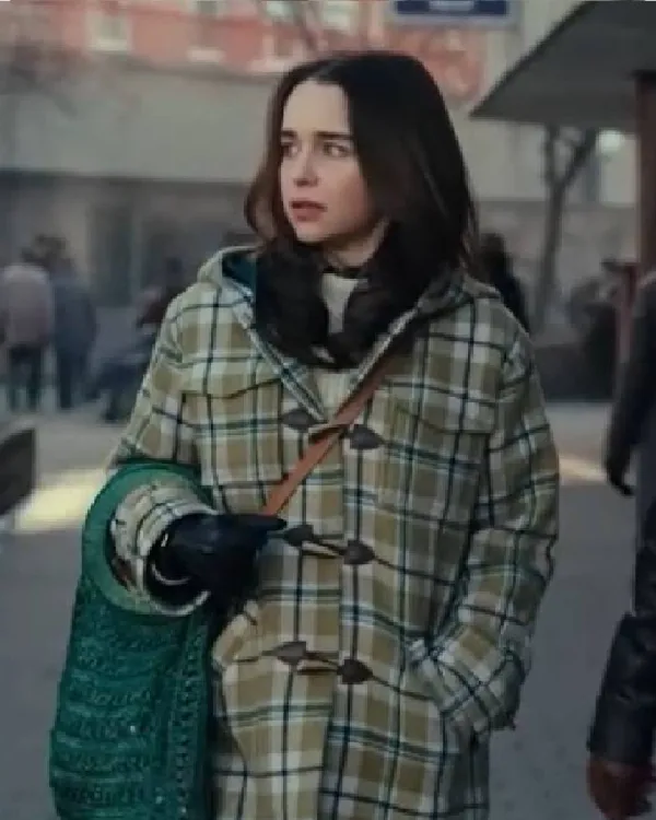 Ponies S01 Emilia Clarke Wool Coat
