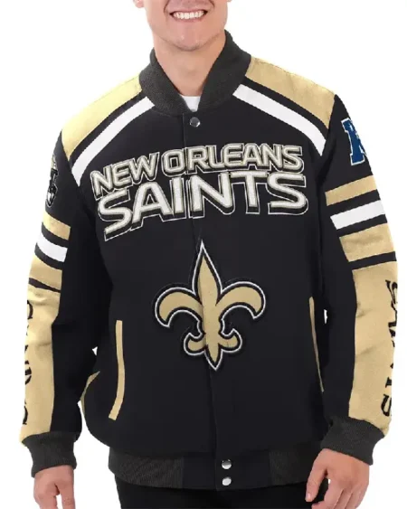 Power Forward Racing New Orleans Saints Jacket