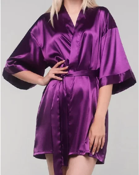 Purple Kimono Robe