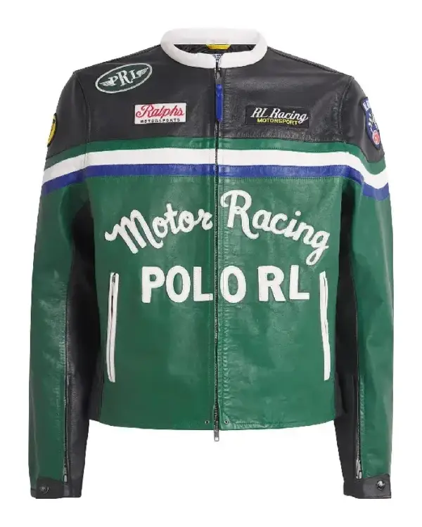 Ralph Lauren Green Cafe Racer Jacket