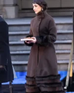 Rama Duwaji Ceremonial Inauguration 2026 Asymmetrical Funnel Collar