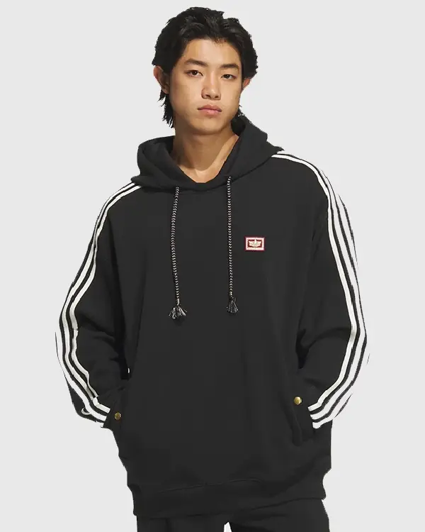 Re-Creation –Shop Adidas Originals Chinese New Year Fleece Pullover Hoodie Black on Sale