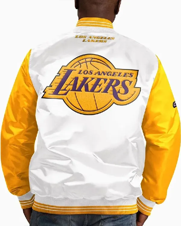 Recreation – Los Angeles Lakers White and Yellow Satin