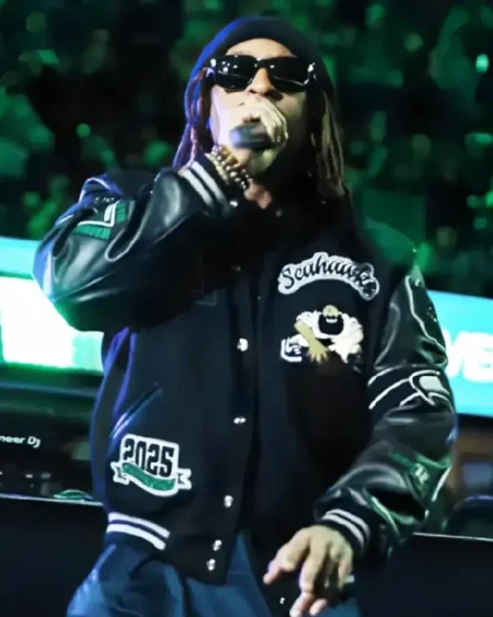 Rivalries Hometeam Seattle Seahawks Lil Jon Varsity Jacket