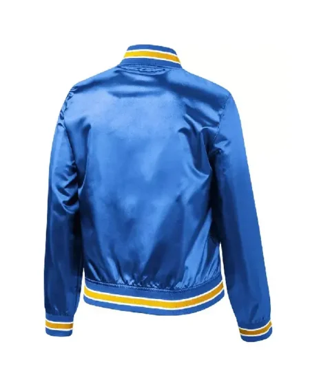 Royal LA Rams Lightweight Satin Jacket For Sale