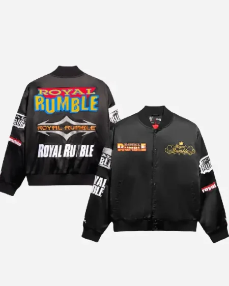 Royal Rumble Historic Logos Black Jacket
