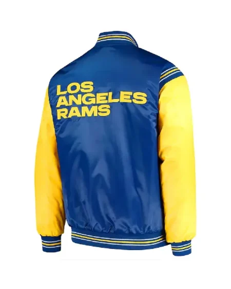 Royal_Gold Los Angeles Rams Enforcer Jacket For Sale