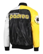 San Diego Padres Brown and Gold Satin Varsity Jacket For Sale