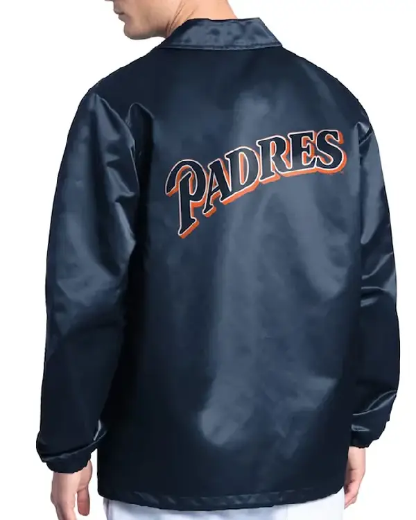 San Diego Padres Point Man Coaches Navy Jacket For Sale