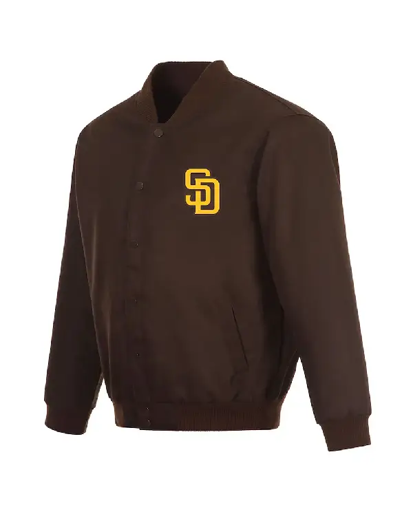 San Diego Padres Poly-Twill Brown Jacket