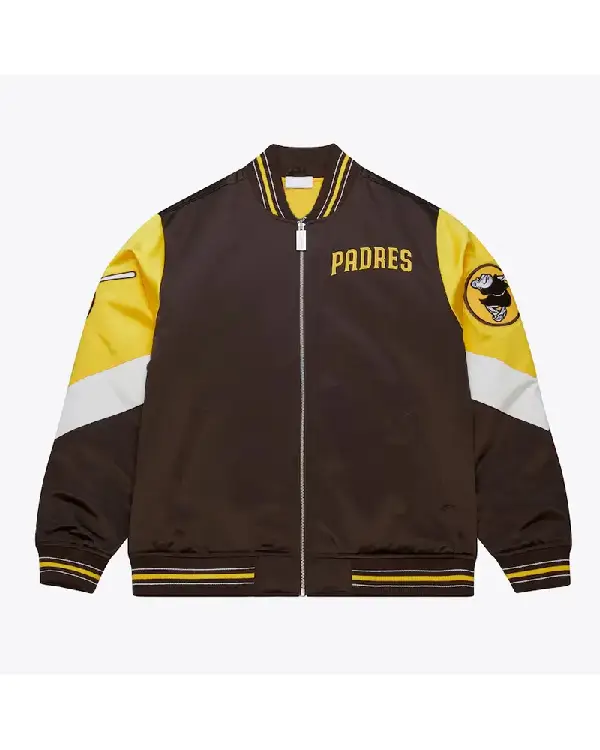 San Diego Padres Throw It Back Heavyweight Satin Jacket