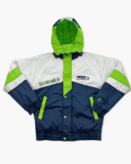 Seattle Seahawks Action Green Shoulder To Shoulder Hooded Jacket