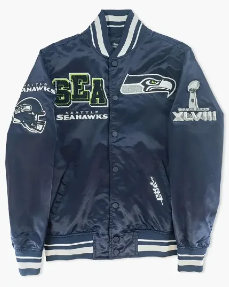 Seattle Seahawks Mashup Navy Jacket