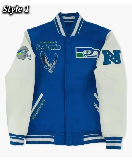 Seattle Seahawks Ultimate Throwback Varsity Jacket