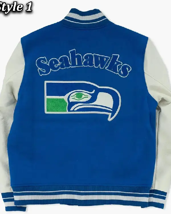 Seattle Seahawks Ultimate Throwback Varsity Jacket for sale
