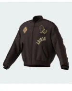 Shop Adidas Chinese New Year 2026 3 Stripes Modern China Padded Bomber Jacket